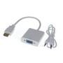 Перехідник MCC HDMI to VGA + Audio 3.5 mm, white